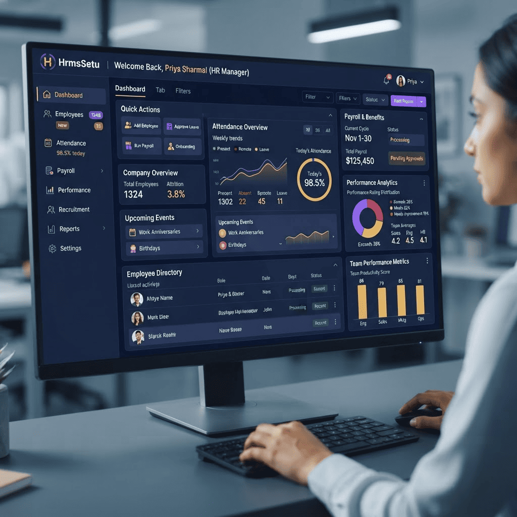 HrmsSetu Dashboard